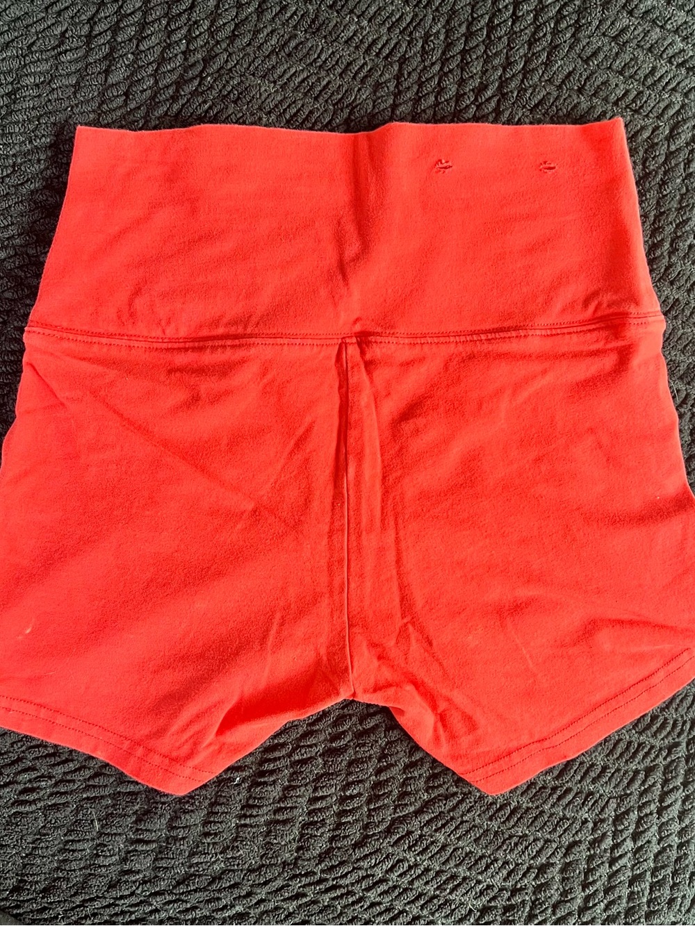 TNA Red Women's Bike Shorts - Picture 3 of 3
